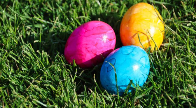 Ostereiersuche für Kinder